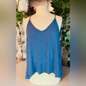 Tresics Women Blue Tank Top